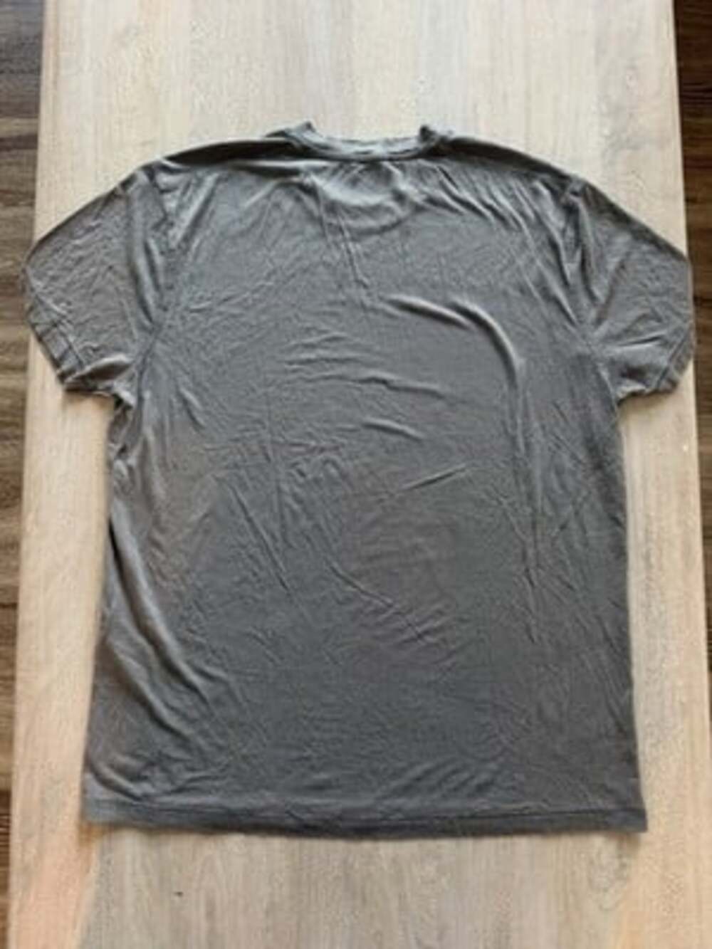 TOM FORD Lyocell-Cotton Crewneck T-Shirt in Taupe/Green Size 48 or US Medium - Picture 9 of 11